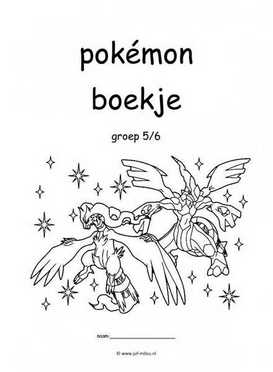 Werkboekje pokemon