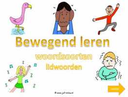 Digibord - Woordsoorten lidwoorden 2