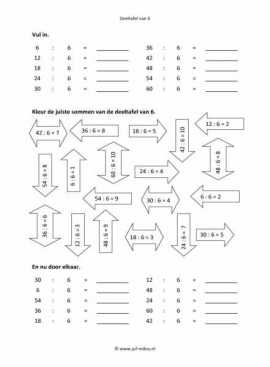 Rekenen - 02 deeltafel van 6