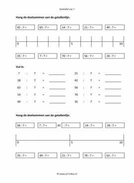 Rekenen - 04 deeltafel van 7