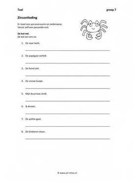 Taal - Zinsontleding 2