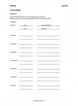 Spelling - Samenstelling 2