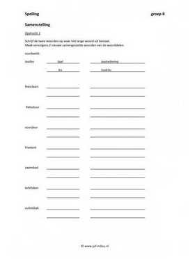 Spelling - Samenstelling 3