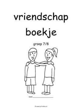 Werkboekje vriendschap