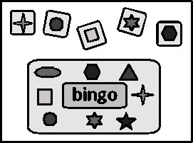 Bingo zwart-wit